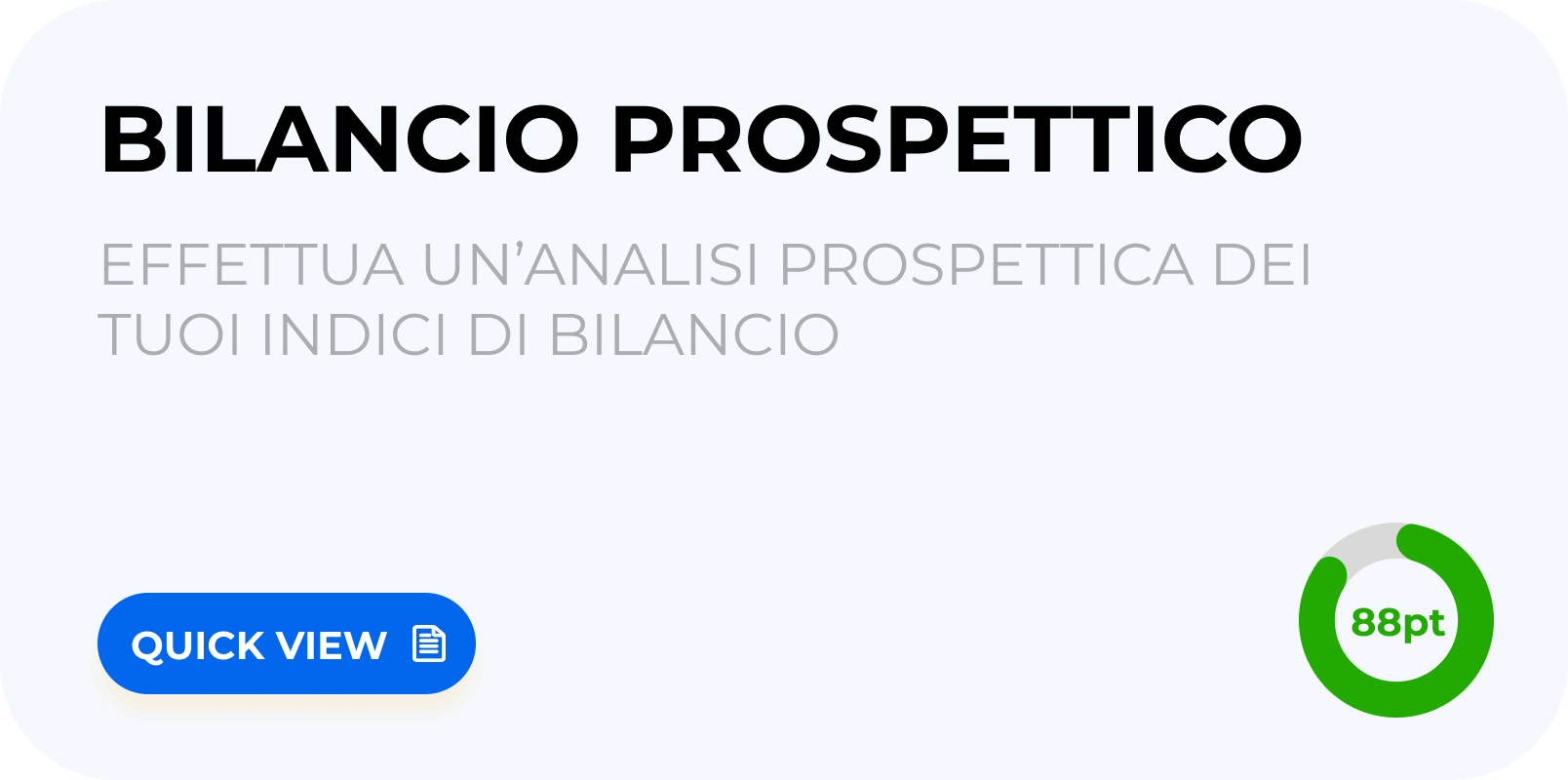 Bilancio Prospettico